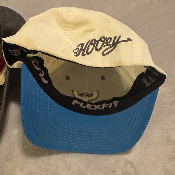 2 Hooey Texas Adjustable Snapback Cap Hat Western Rodeo roping Grey Blue L/XL - Picture 4 of 10